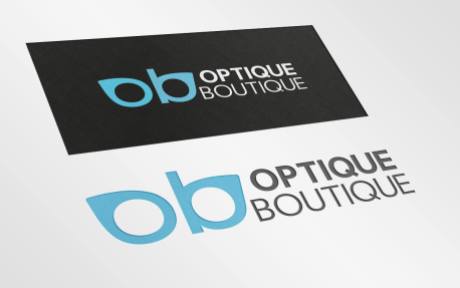 "Optique Boutique." Company Rebrand, 2017. Pictured here is their logotype design. Illustrator CC, Photoshop CC, Webdesign.